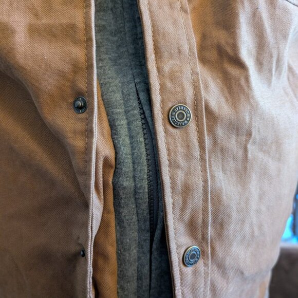 Wrangler Workwear Mens Barn Coat Hooded. 2xl - Picture 4 of 7